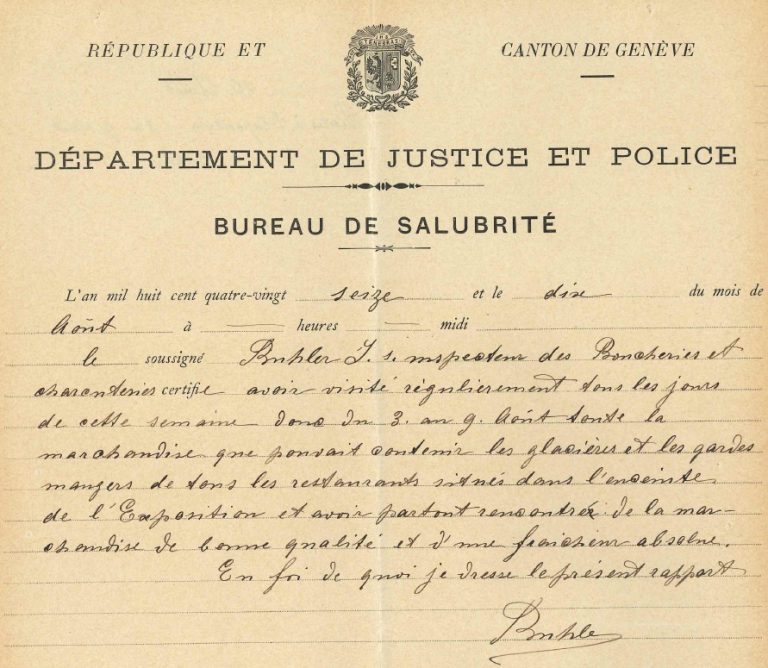 Nouvel inventaire en ligne :  les archives du Bureau de Salubrité publique