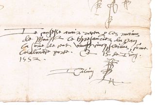 Restitution à Genève d’un document patrimonial signé par Jean Calvin