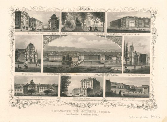 Archives privées 514, Souvenirs de Genève, rive droite