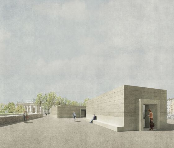 Esplanade Saint-Antoine: projet lauréat pour la création d'un musée archéologique