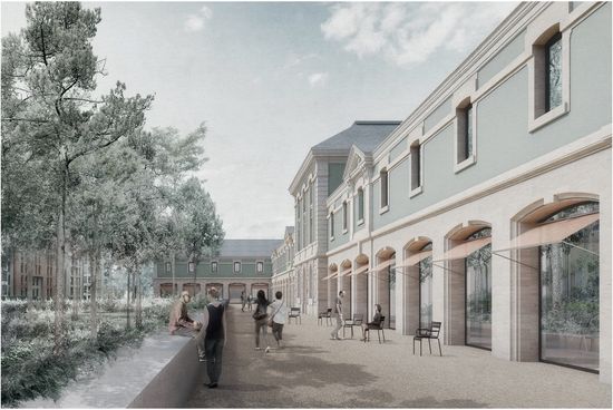 Projet lauréat, cour Projet lauréat, cour