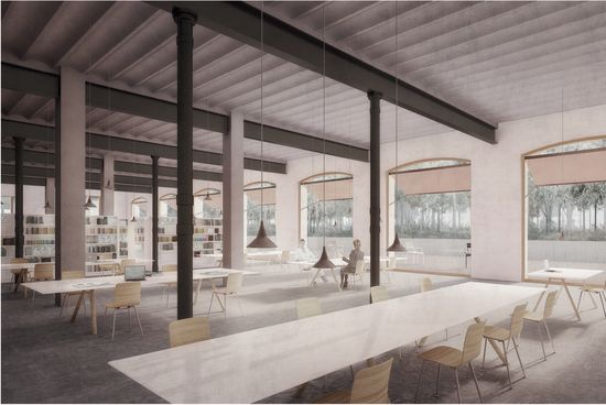 Projet lauréat, intérieur