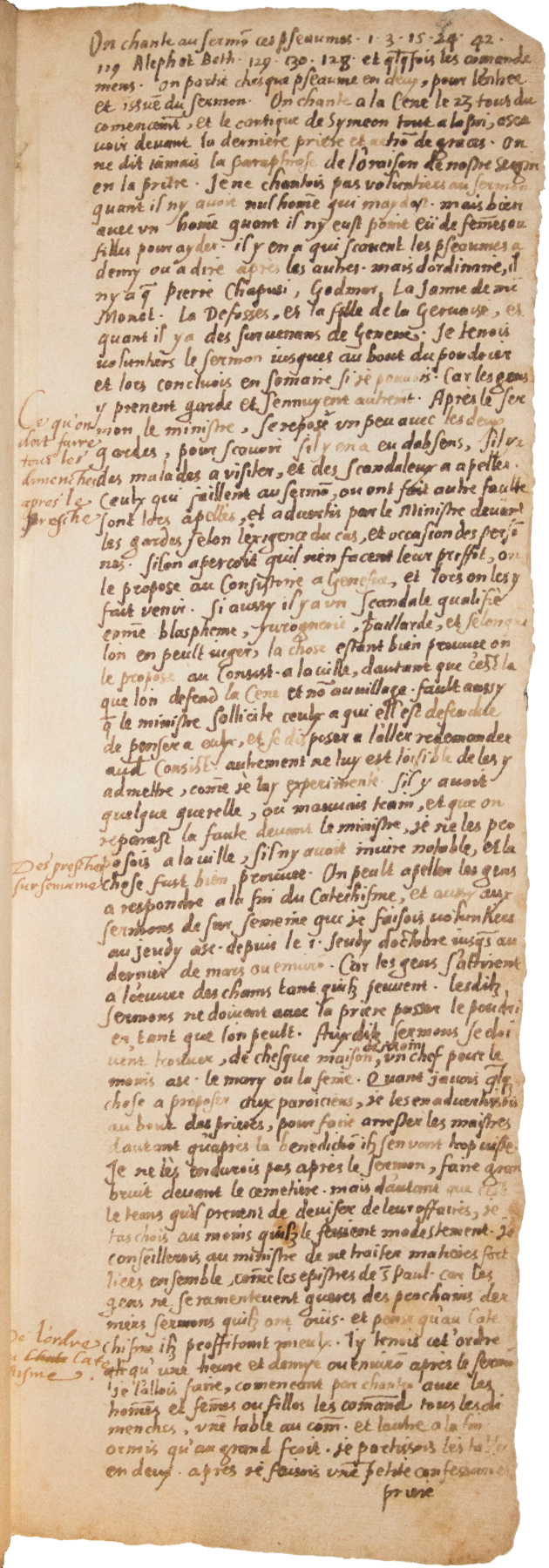 Premier registre de paroisse de Genthod (1565)