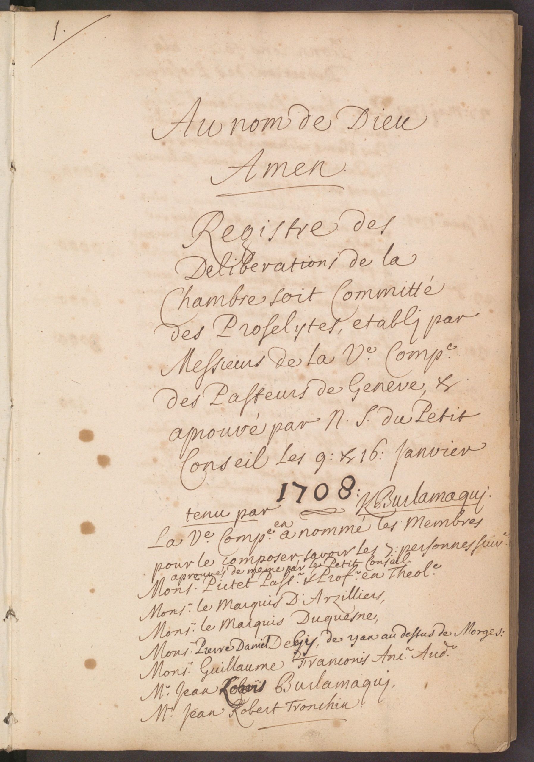 Nouvelles sources en ligne pour l’histoire de l’Eglise protestante de