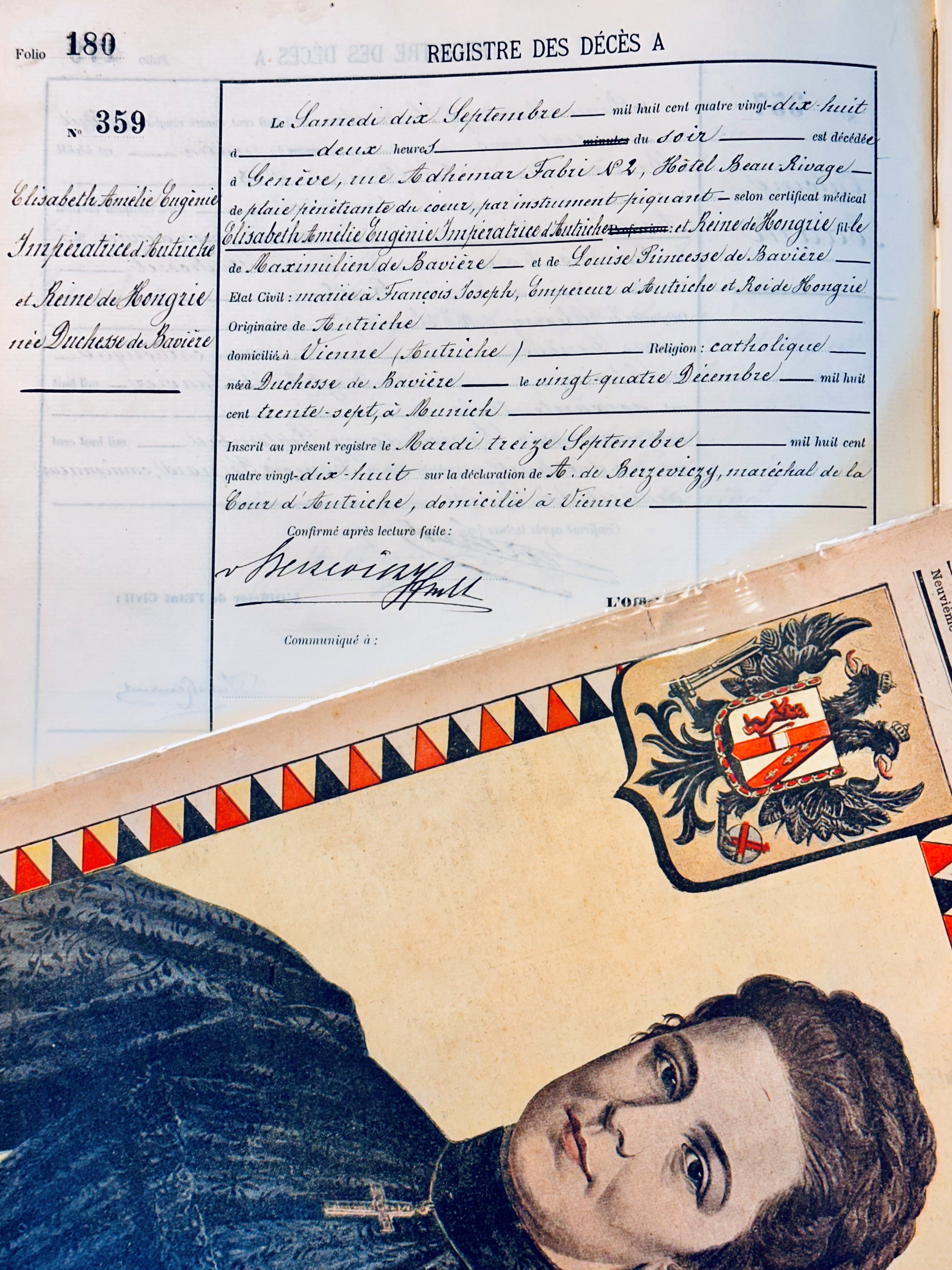 Midi des Archives du 12 septembre 2025: Sissi, l’Impératrice assassinée sur le quai du Mont-Blanc (1898)